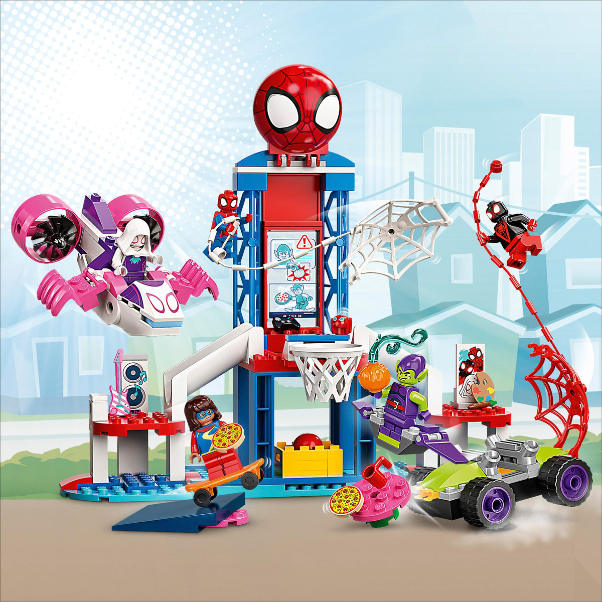 LEGO? Marvel Spidey And His Amazing Friends Spider-Man Webquarters Hangout