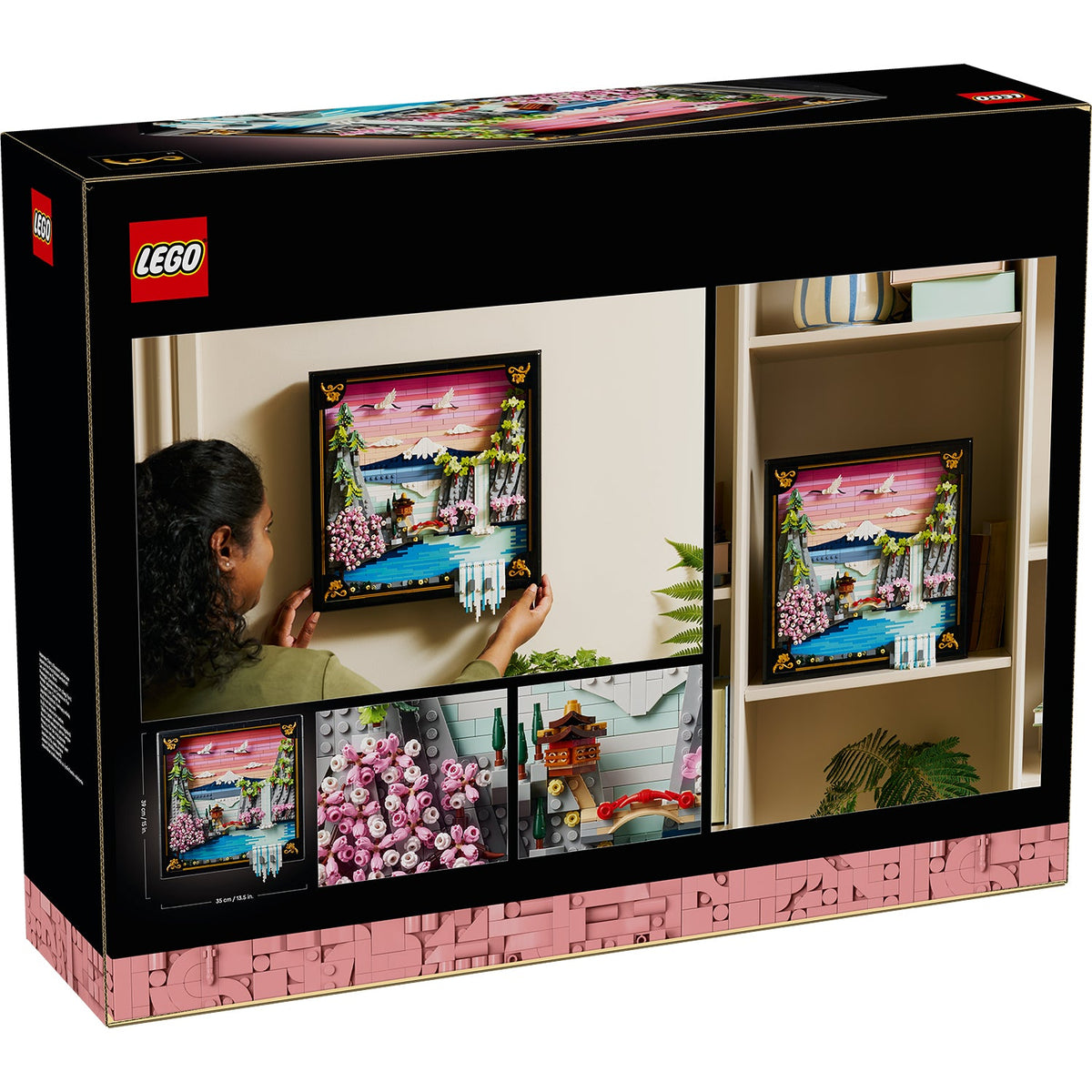 LEGO? Art Japanese Cherry Blossom Landscape