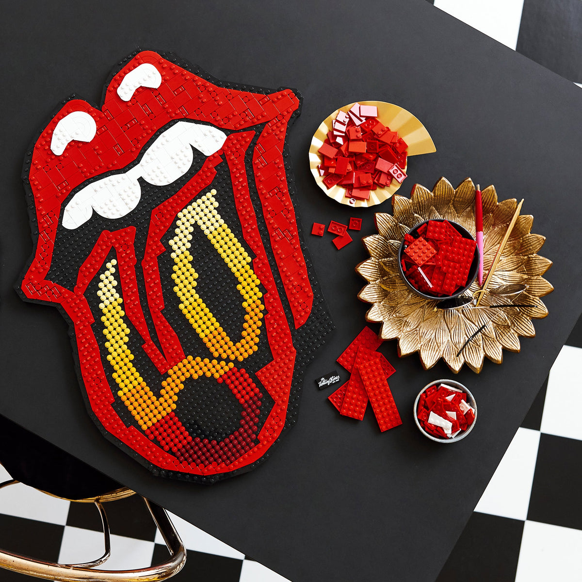 LEGO? Art The Rolling Stones