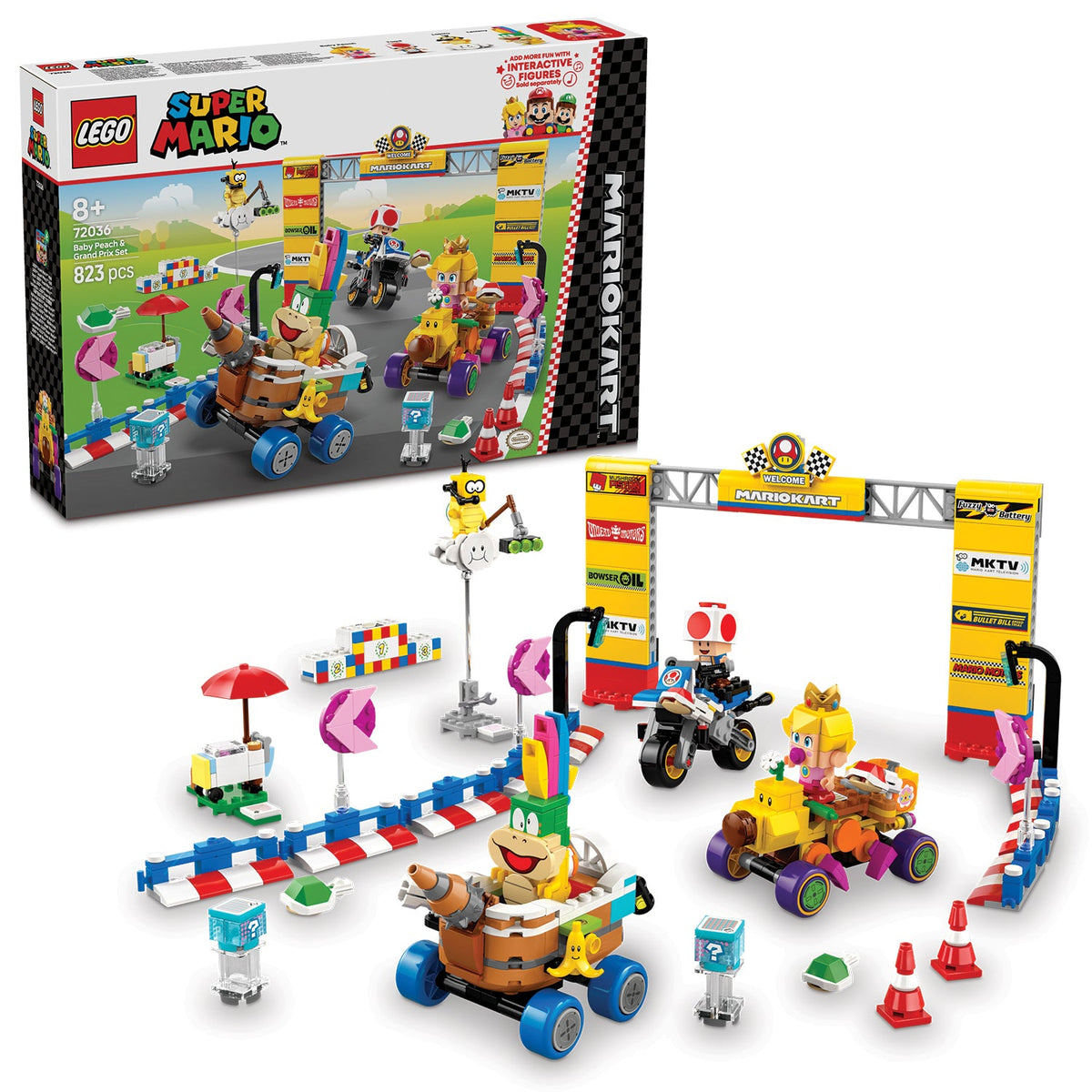 LEGO? Super Mario?: Mario Kart? ÿ Baby Peach & Grand Prix Set