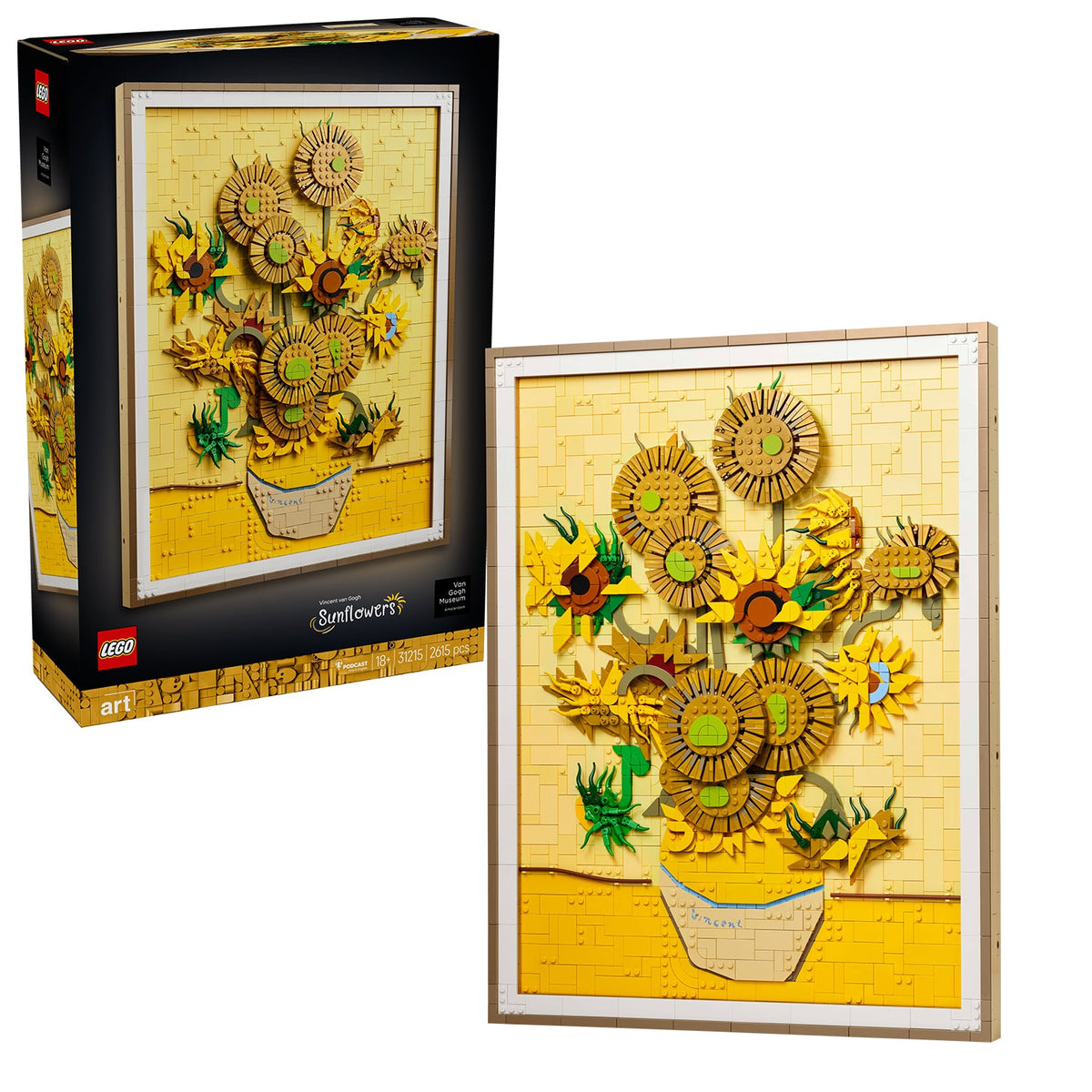 LEGO? Art Vincent van Gogh ¨C Sunflowers