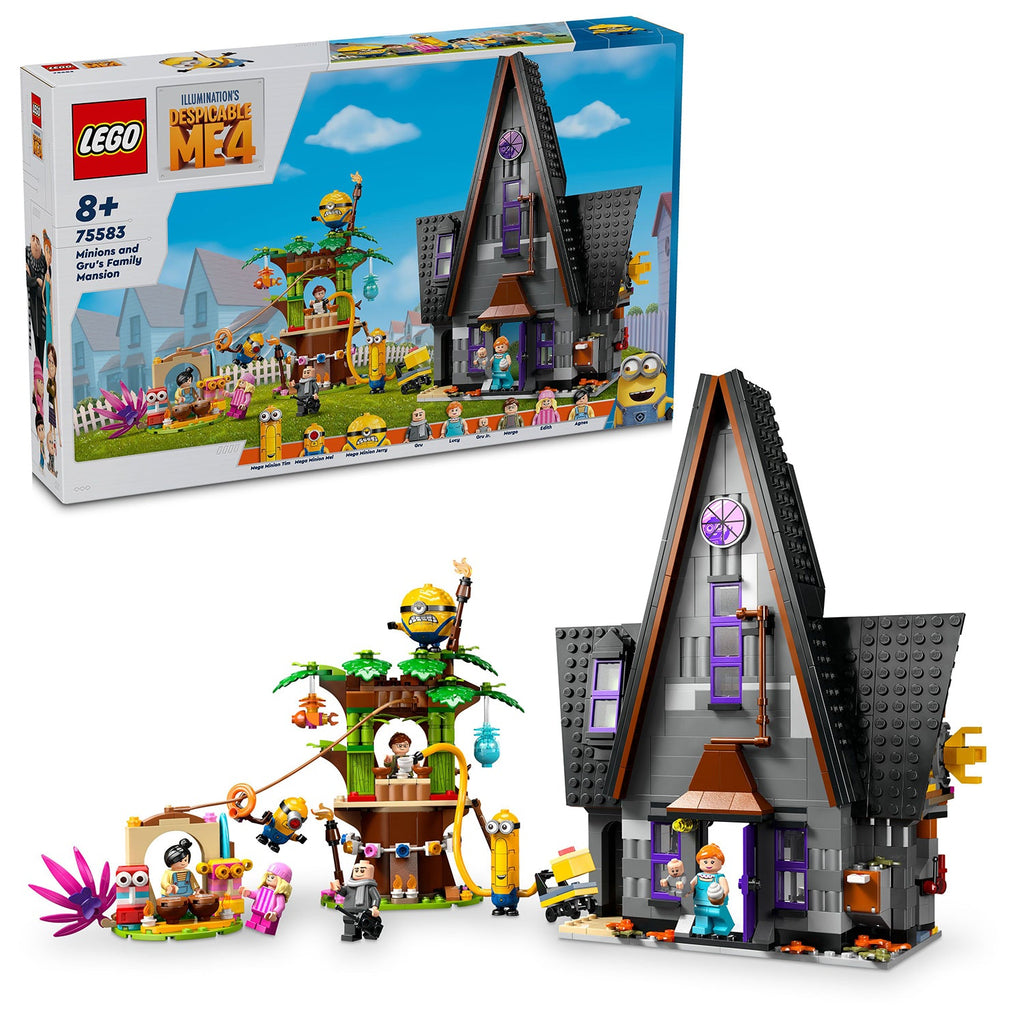 LEGO? Despicable Me 4 Minions and Gru's Family Mansion