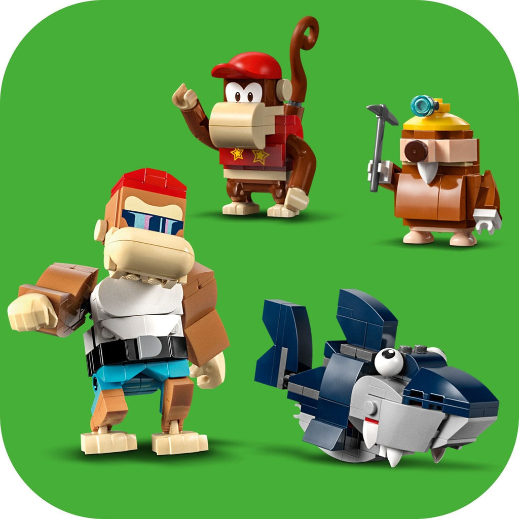 LEGO? Super Mario? Diddy Kong's Mine Cart Ride Expansion Set