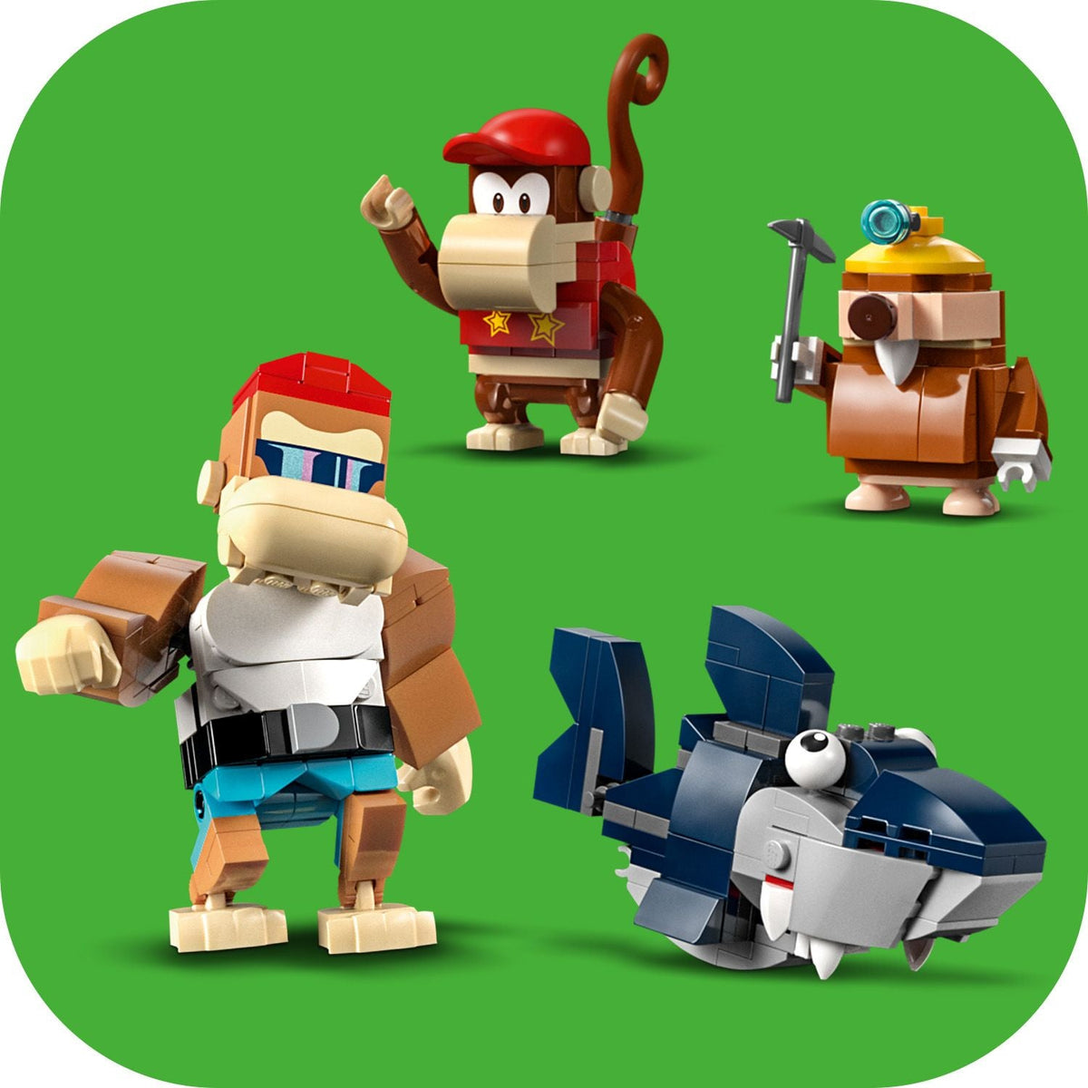 LEGO? Super Mario? Diddy Kong's Mine Cart Ride Expansion Set