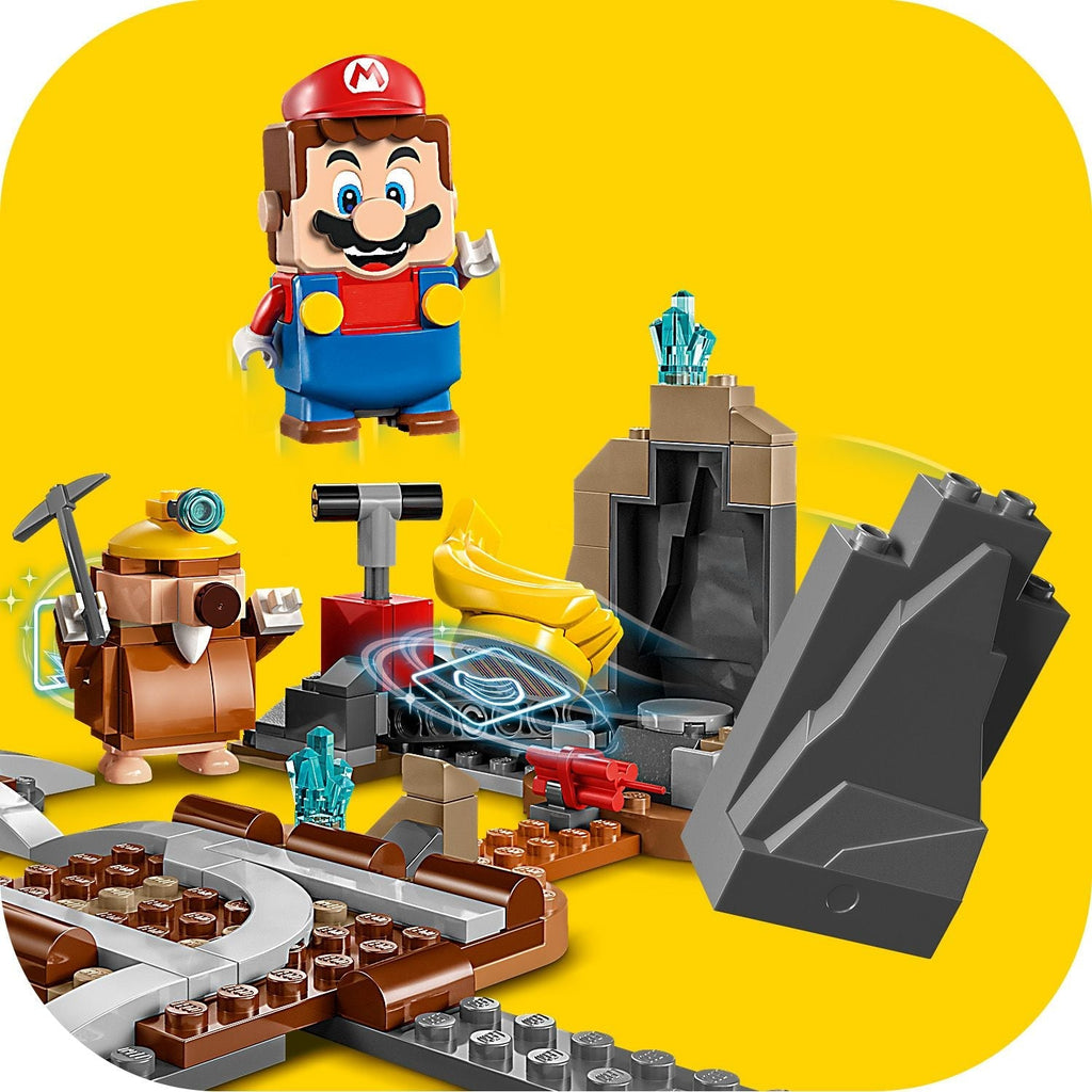 LEGO? Super Mario? Diddy Kong's Mine Cart Ride Expansion Set