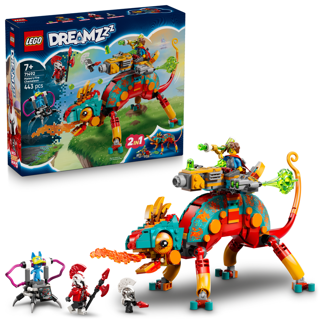LEGO? DREAMZzz? Mateo's Fire Chameleon