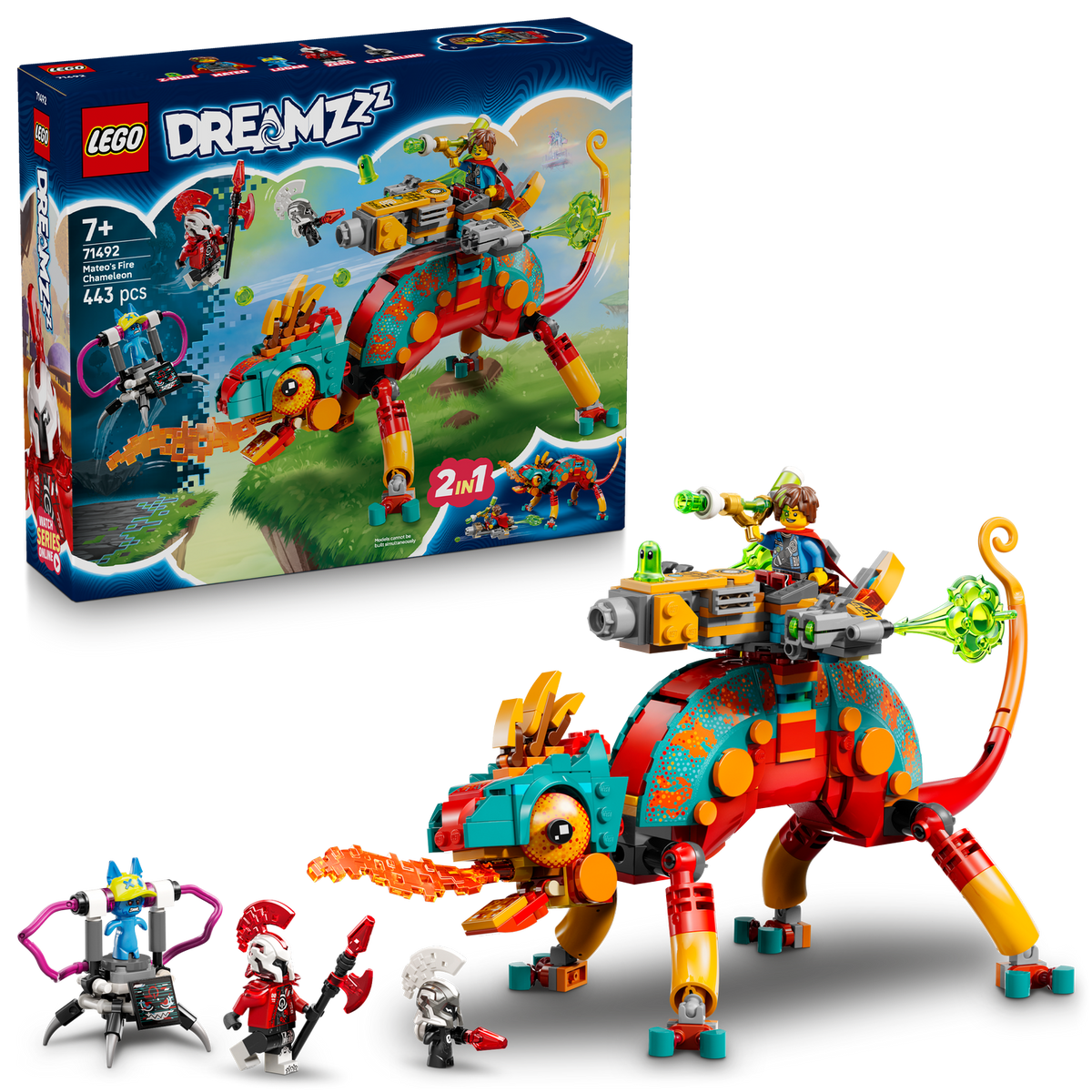 LEGO? DREAMZzz? Mateo's Fire Chameleon