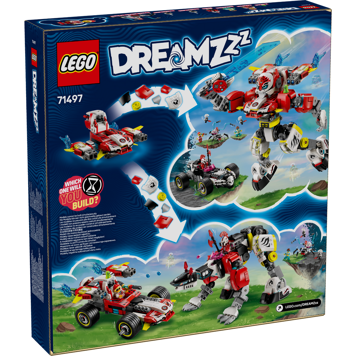 LEGO? DREAMZzz? Cooper's Tiger Mech & Zero's Hot Rod Car
