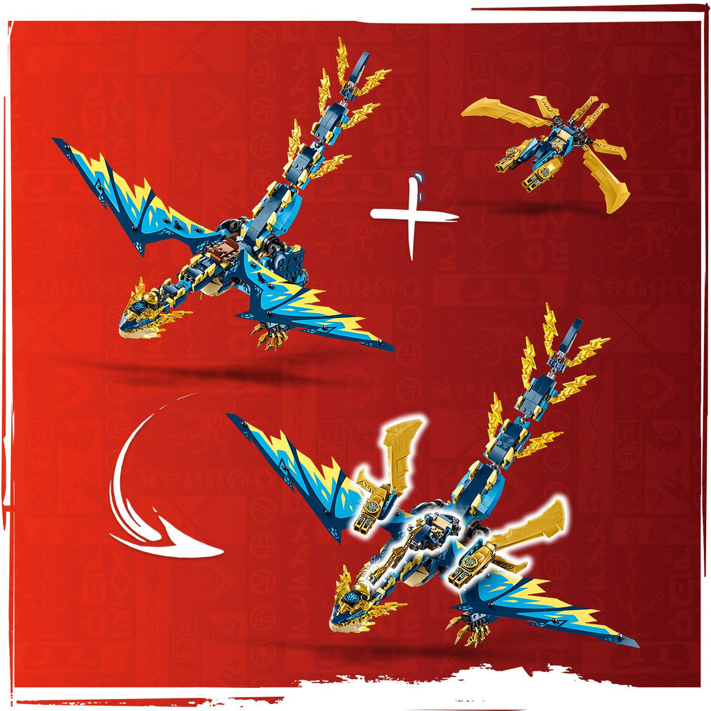 LEGO? NINJAGO? Elemental Dragon vs. The Empress Mech