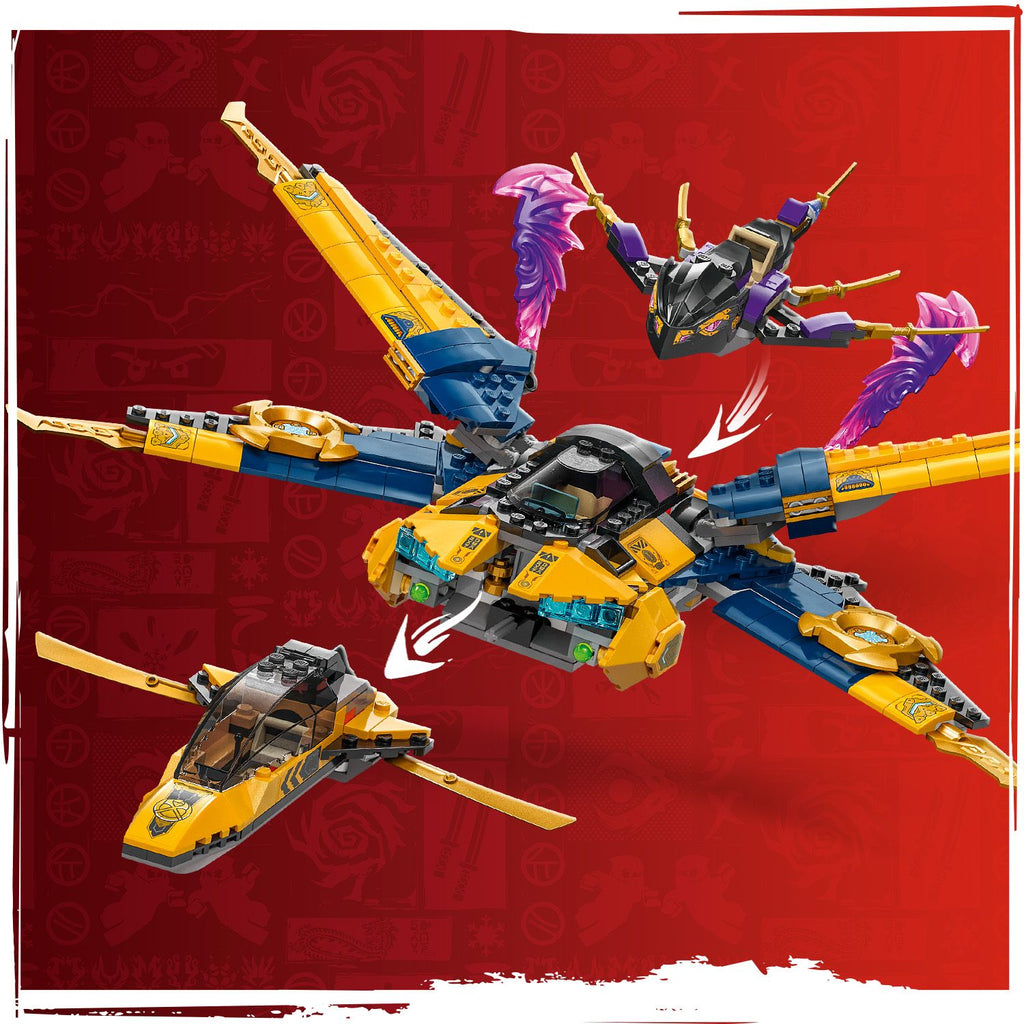 LEGO? NINJAGO? Ras and Arin's Super Storm Jet