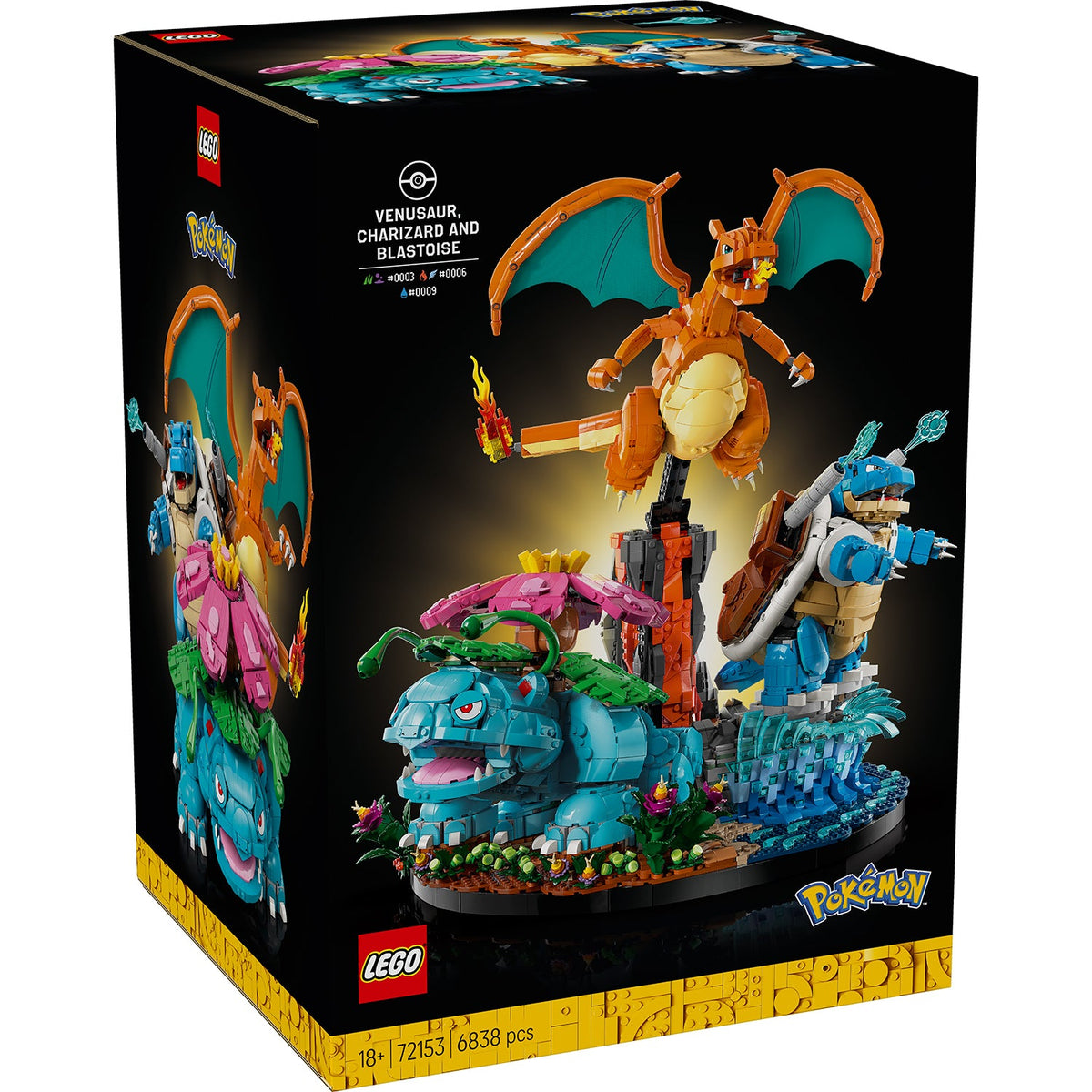 LEGO? Pok¨¦mon? Venusaur, Charizard and Blastoise