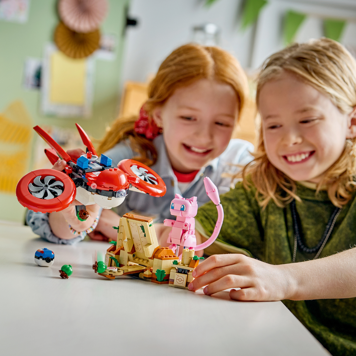 LEGO? Pok¨¦mon? SMART Play?: Drone Search for Mythical Mew