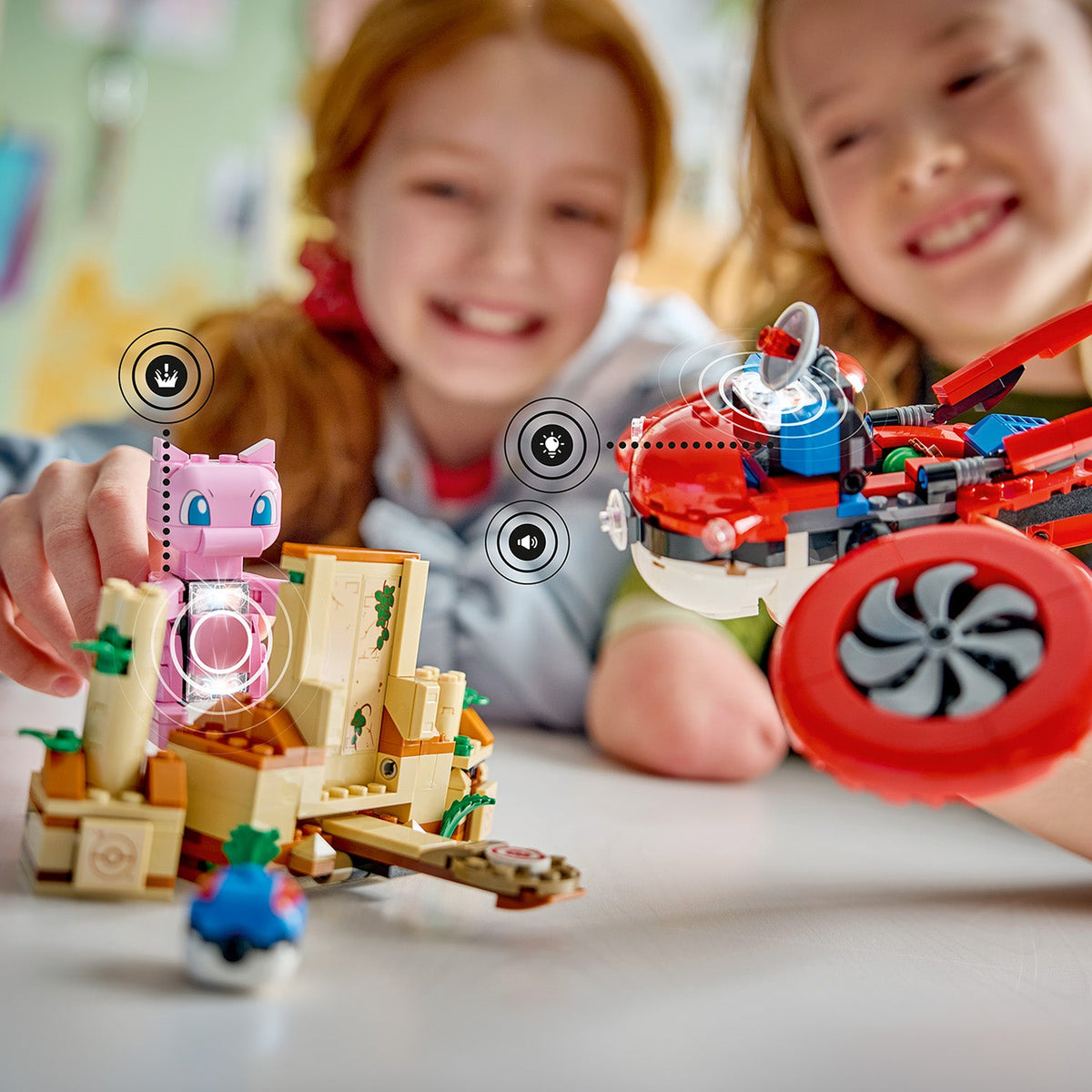 LEGO? Pok¨¦mon? SMART Play?: Drone Search for Mythical Mew