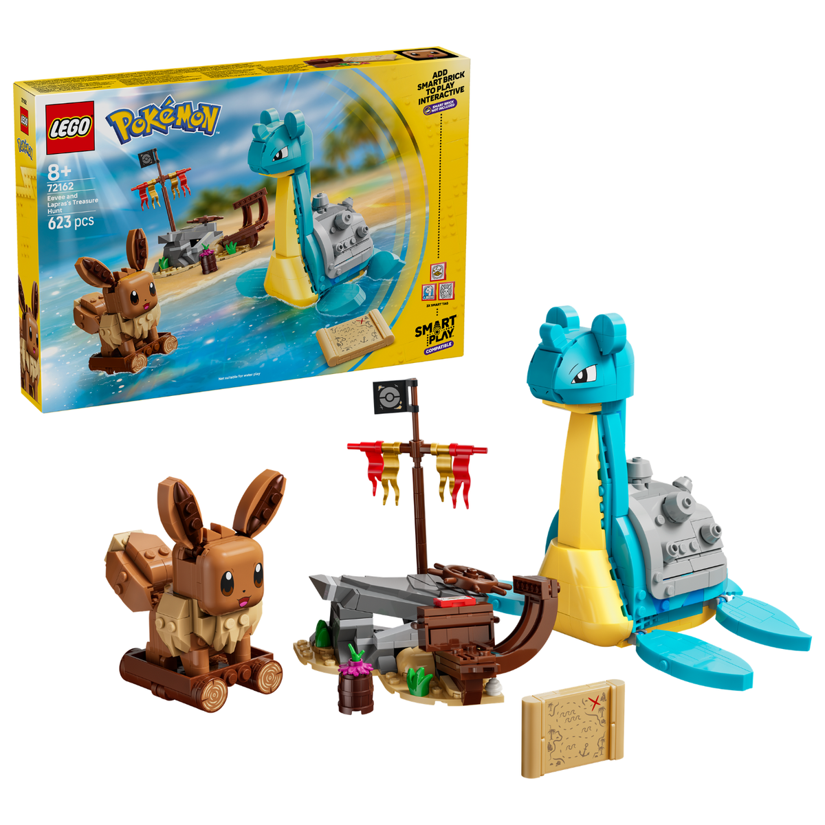 LEGO? Pok¨¦mon? SMART Play?: Eevee and Lapras's Treasure Hunt