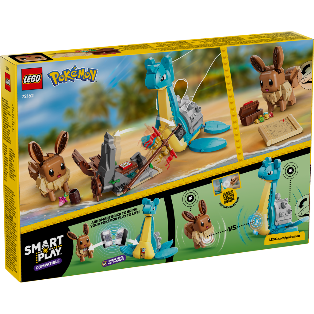 LEGO? Pok¨¦mon? SMART Play?: Eevee and Lapras's Treasure Hunt
