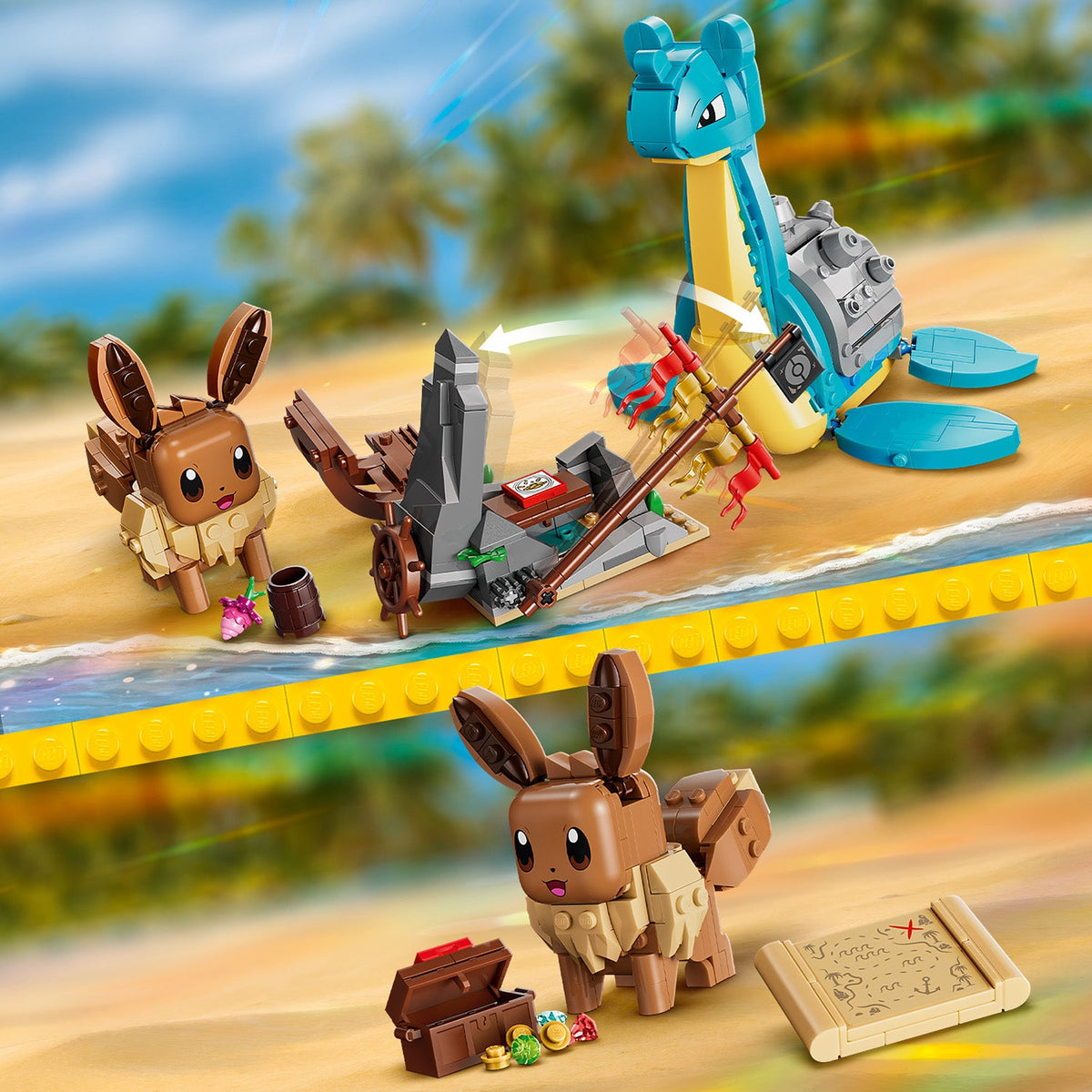 LEGO? Pok¨¦mon? SMART Play?: Eevee and Lapras's Treasure Hunt