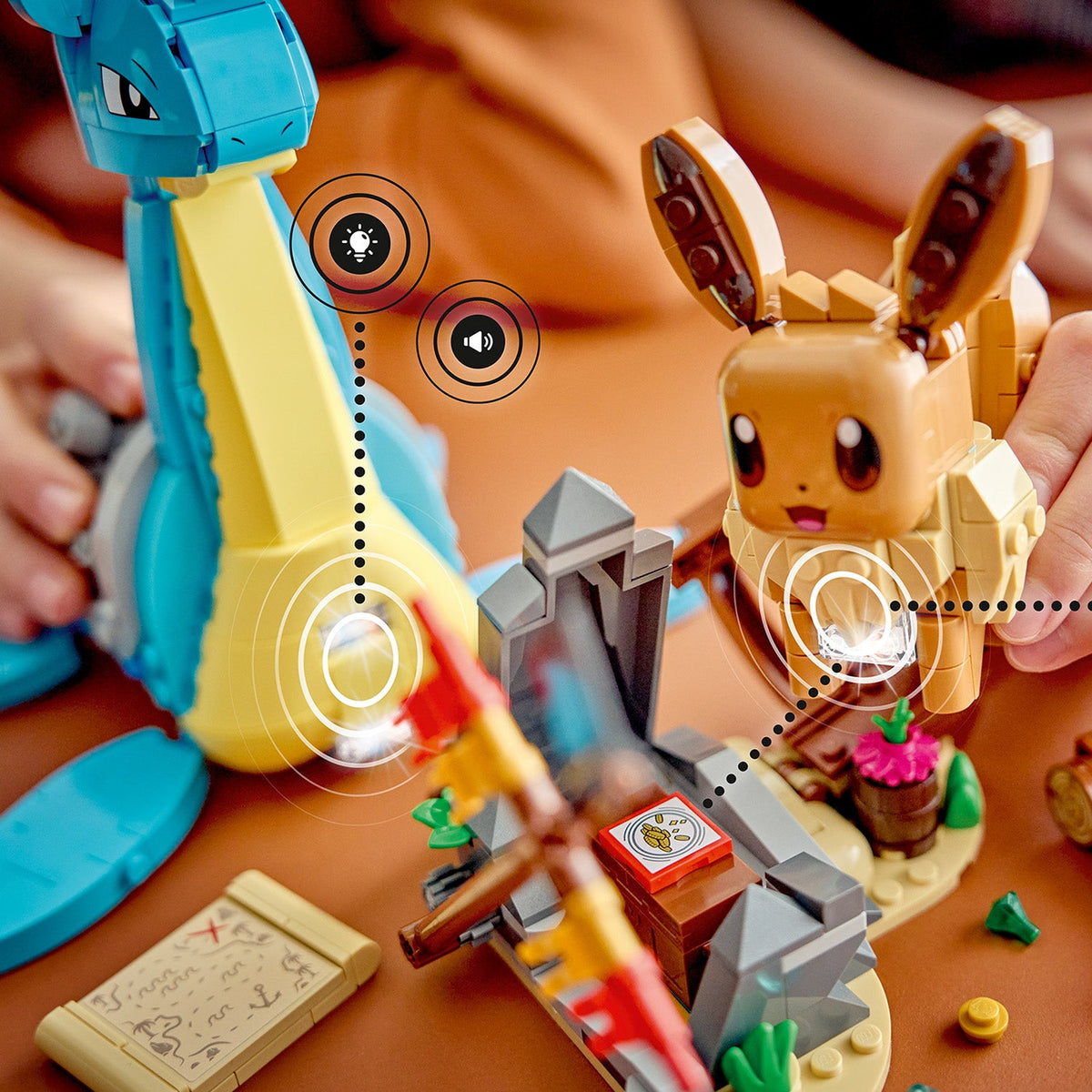 LEGO? Pok¨¦mon? SMART Play?: Eevee and Lapras's Treasure Hunt