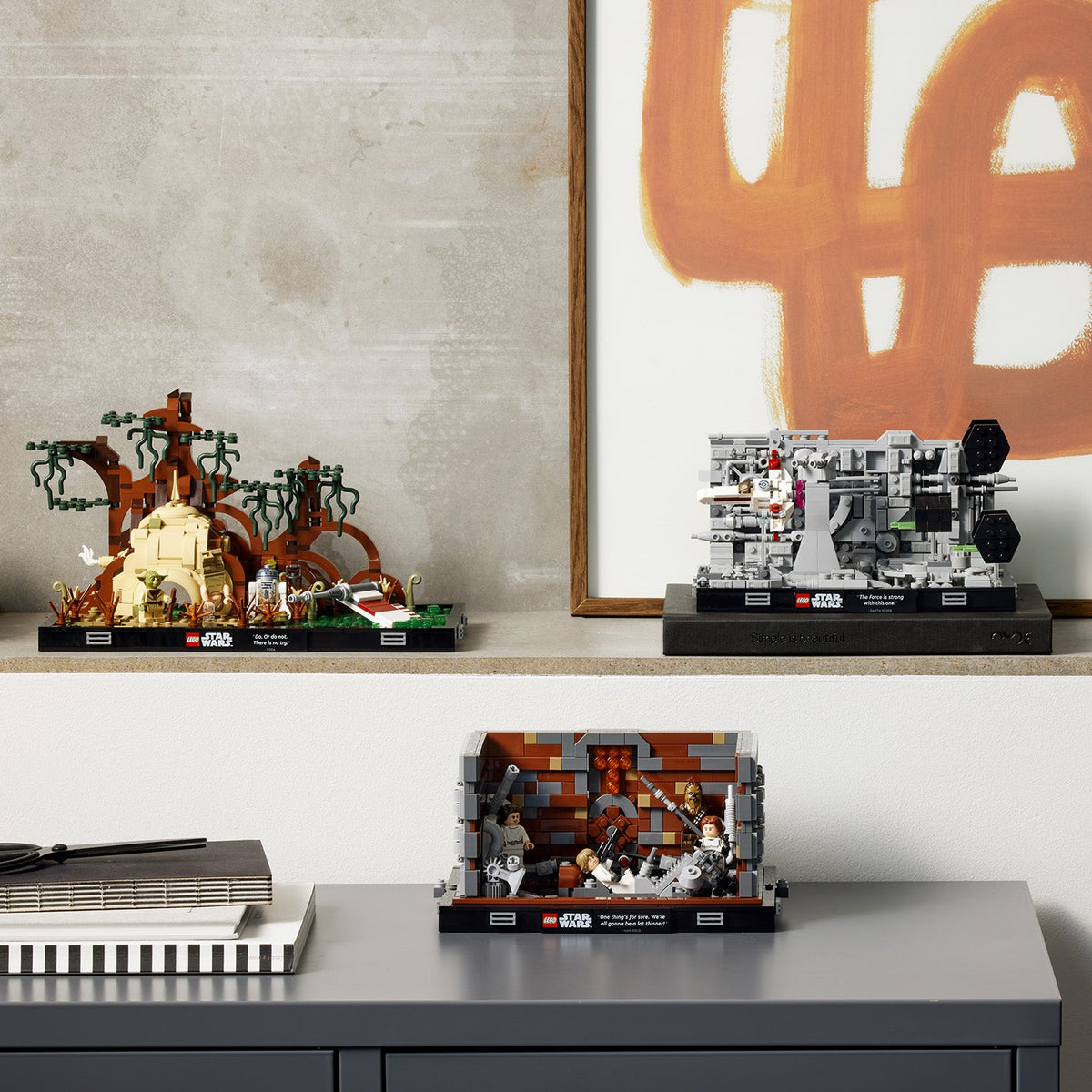 LEGO? Star Wars? Death Star? Trash Compactor Diorama