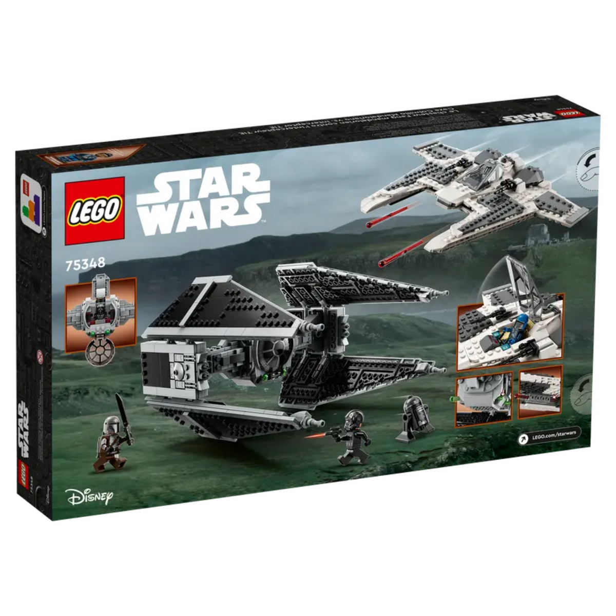 LEGO? Star Wars? Mandalorian Fang Fighter vs. TIE Interceptor?