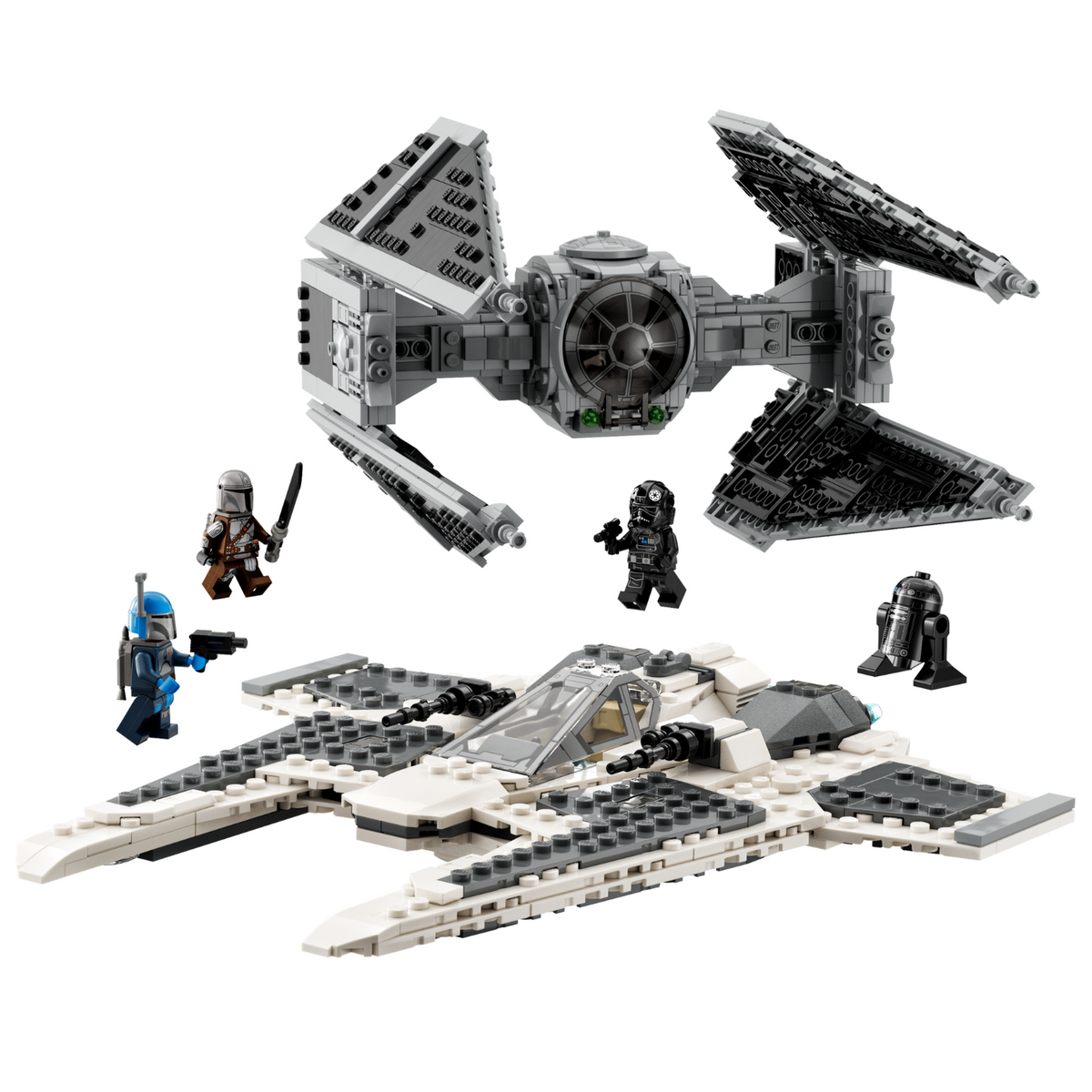 LEGO? Star Wars? Mandalorian Fang Fighter vs. TIE Interceptor?