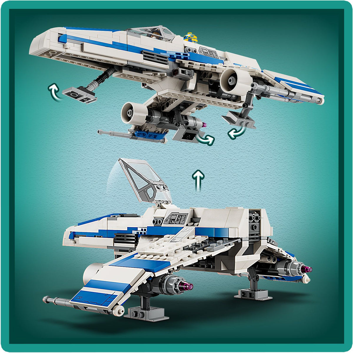 LEGO? Star Wars? New Republic E-Wing? vs. Shin Hati's Starfighter?