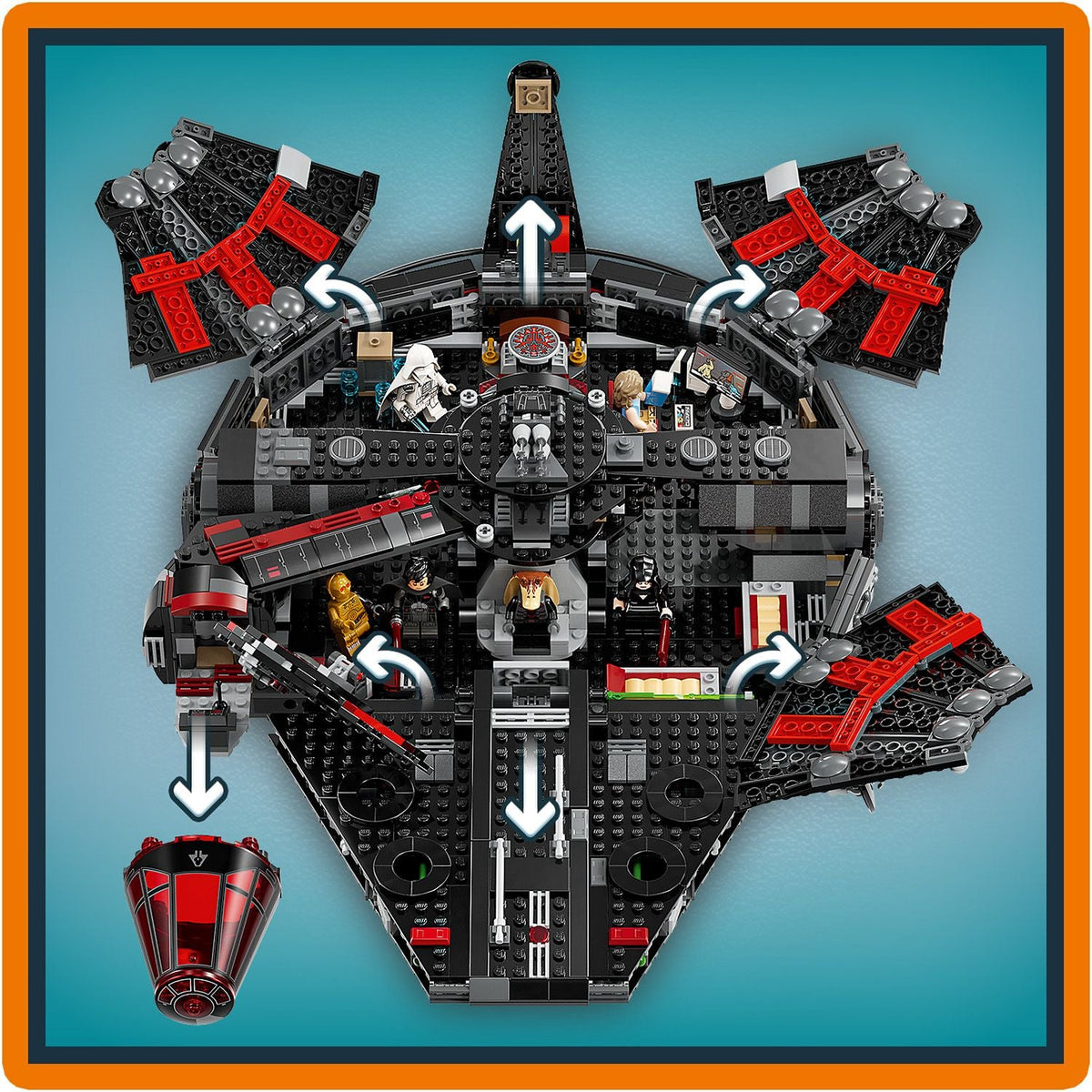 LEGO? Star Wars? The Dark Falcon