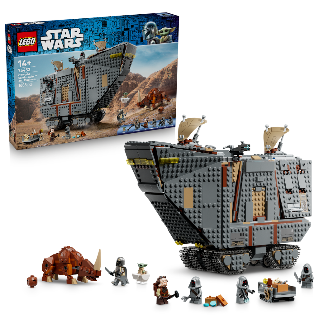 LEGO? Star Wars? Offworld Sandcrawler? and Mudhorn