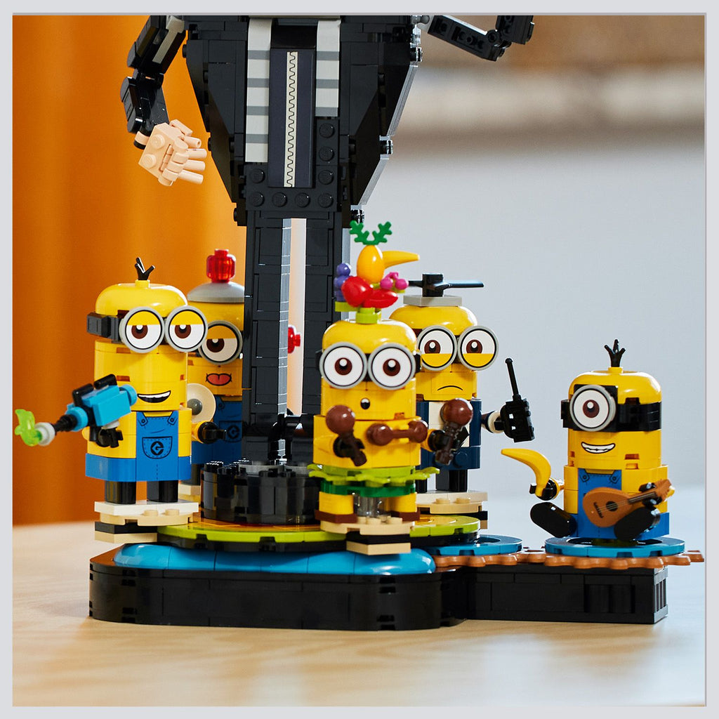 LEGO? Despicable Me 4 Brick-Built Gru and Minions