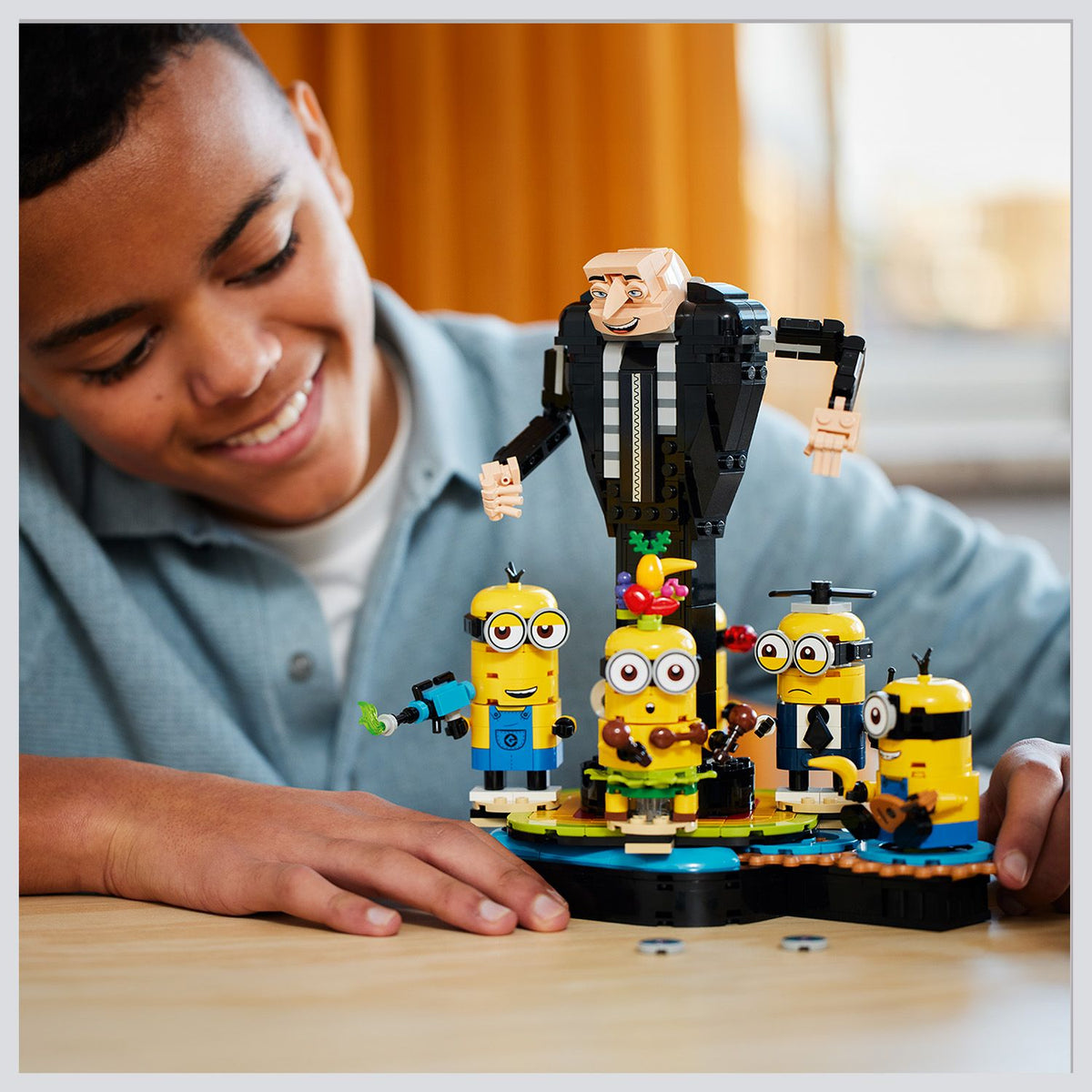 LEGO? Despicable Me 4 Brick-Built Gru and Minions