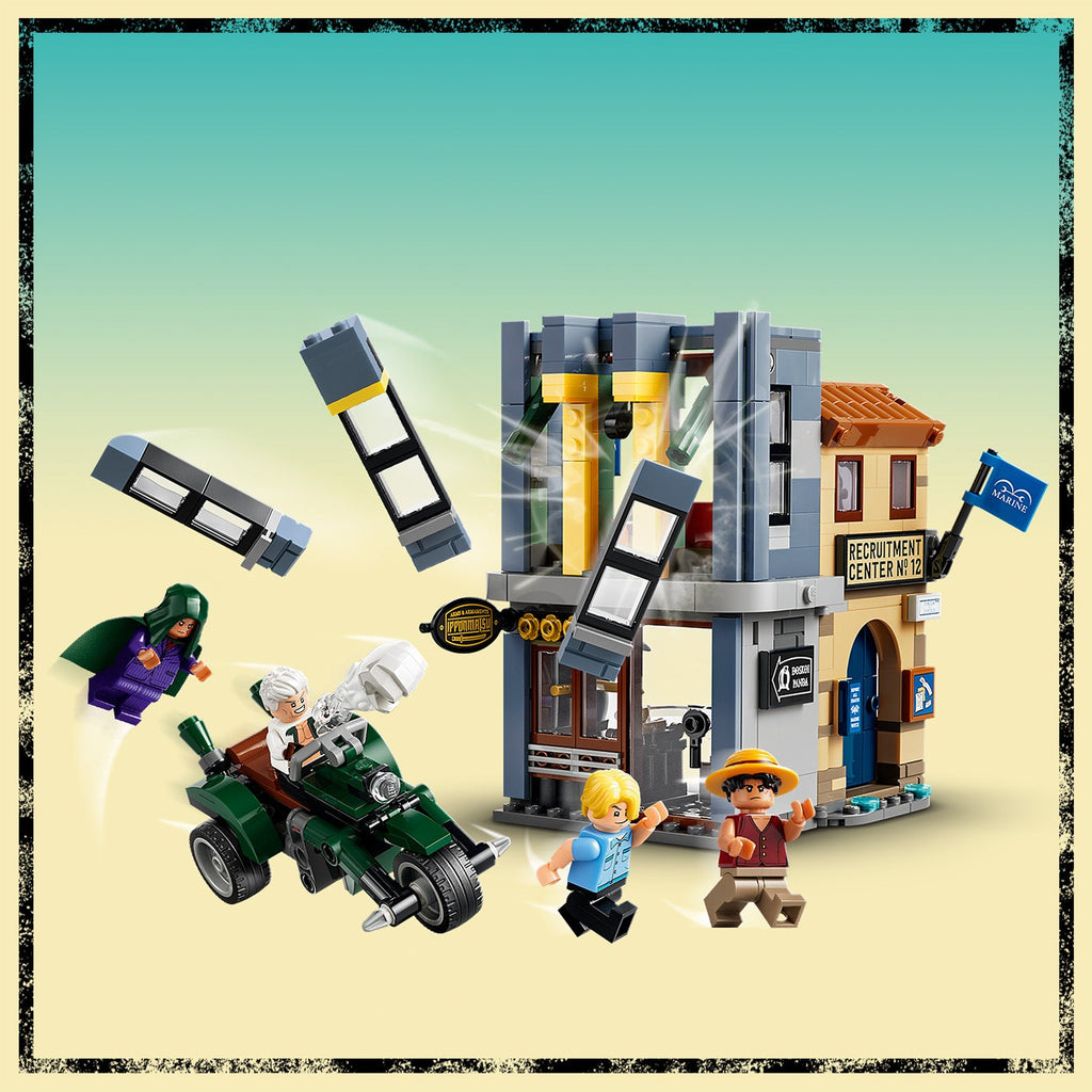 LEGO? ONE PIECE Showdown with Captain Smoker