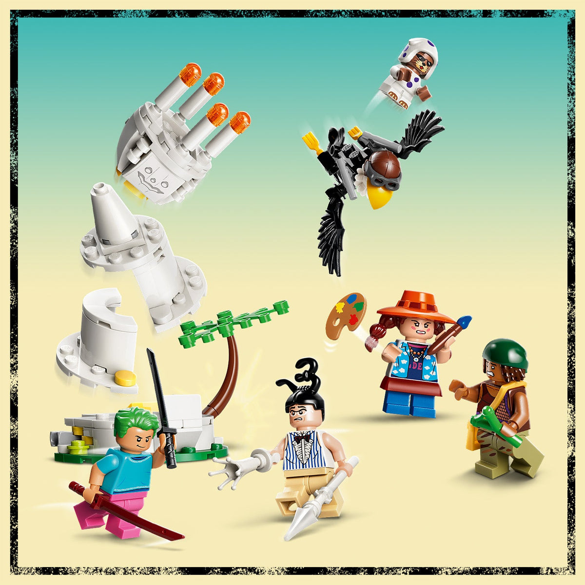 LEGO? ONE PIECE Dorry vs. Brogy ¨C Giants of Little Garden