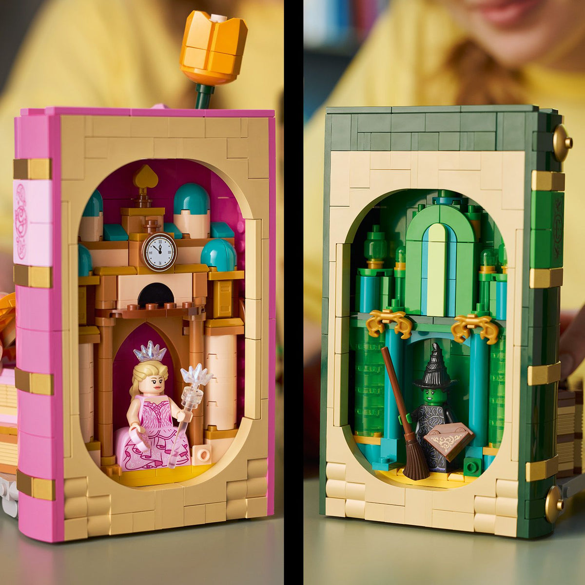 LEGO? Wicked Glinda & Elphaba Bookends