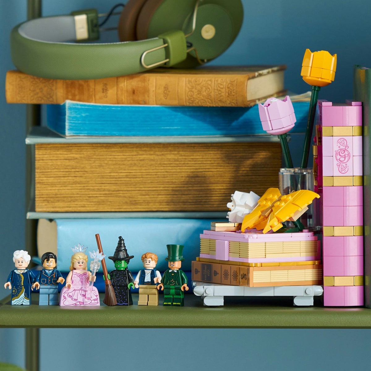 LEGO? Wicked Glinda & Elphaba Bookends