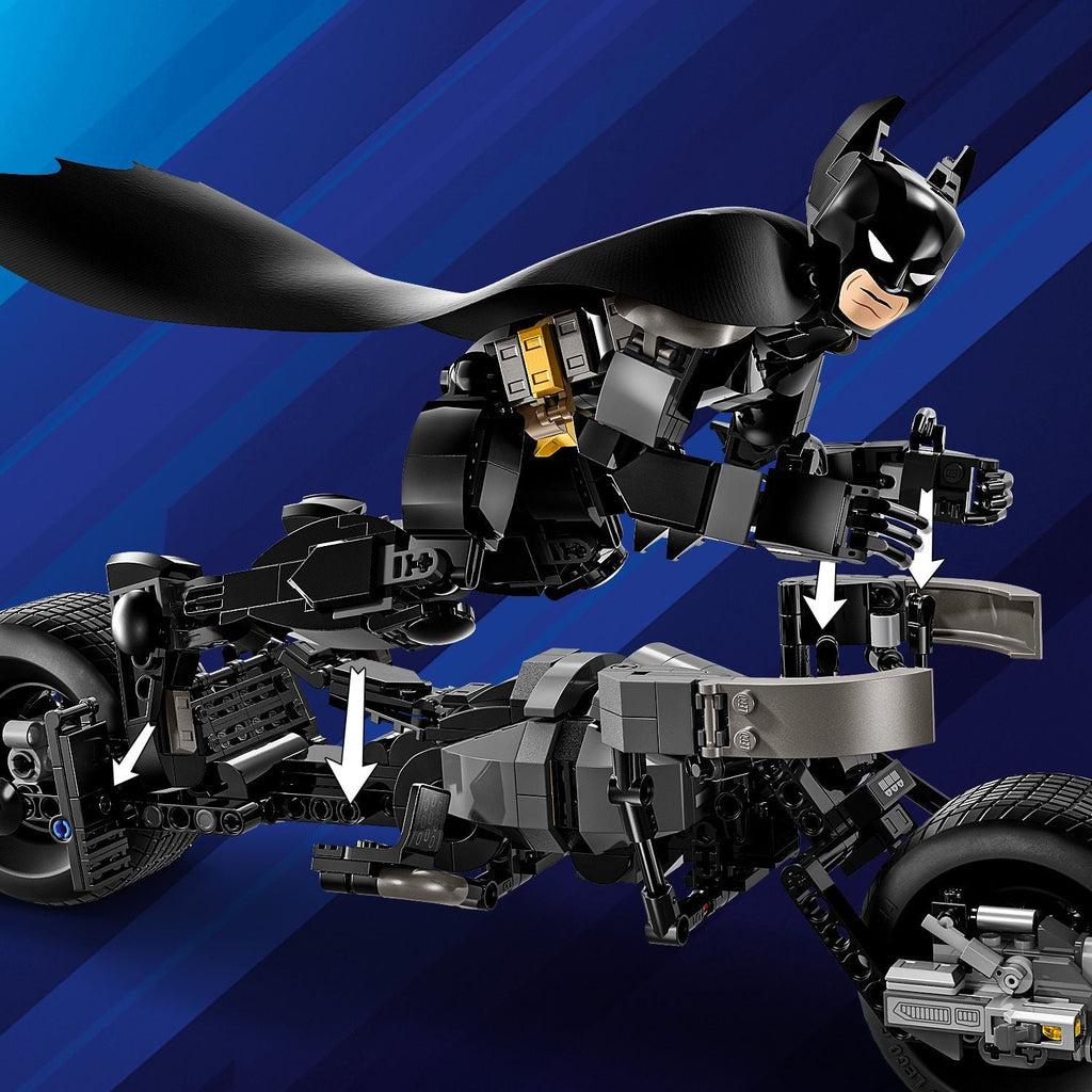 LEGO? DC Batman?: Batman Construction Figure & the Bat-Pod Bike
