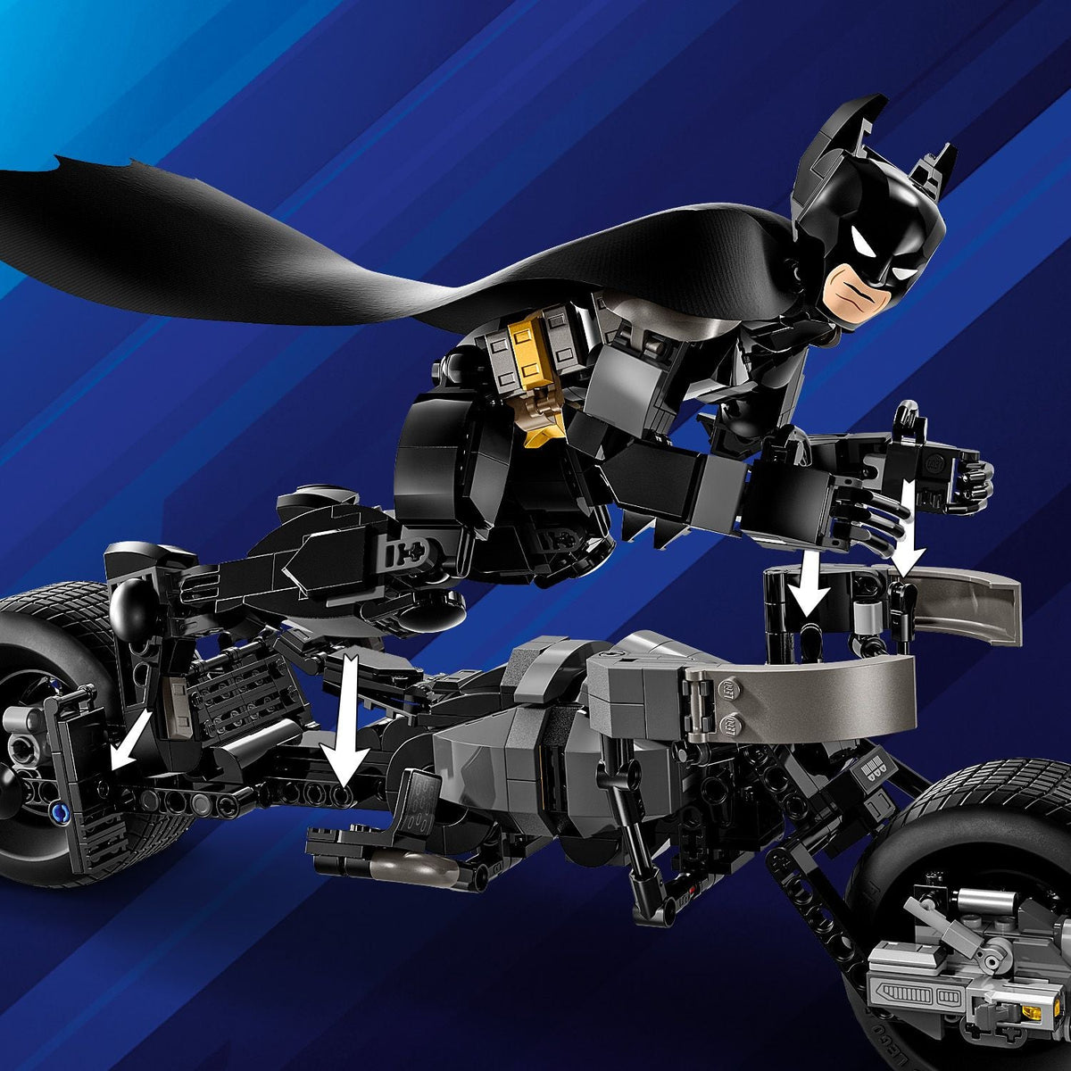 LEGO? DC Batman?: Batman Construction Figure & the Bat-Pod Bike