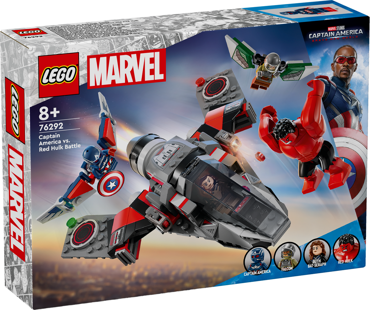 LEGO? Marvel Captain America vs. Red Hulk Battle