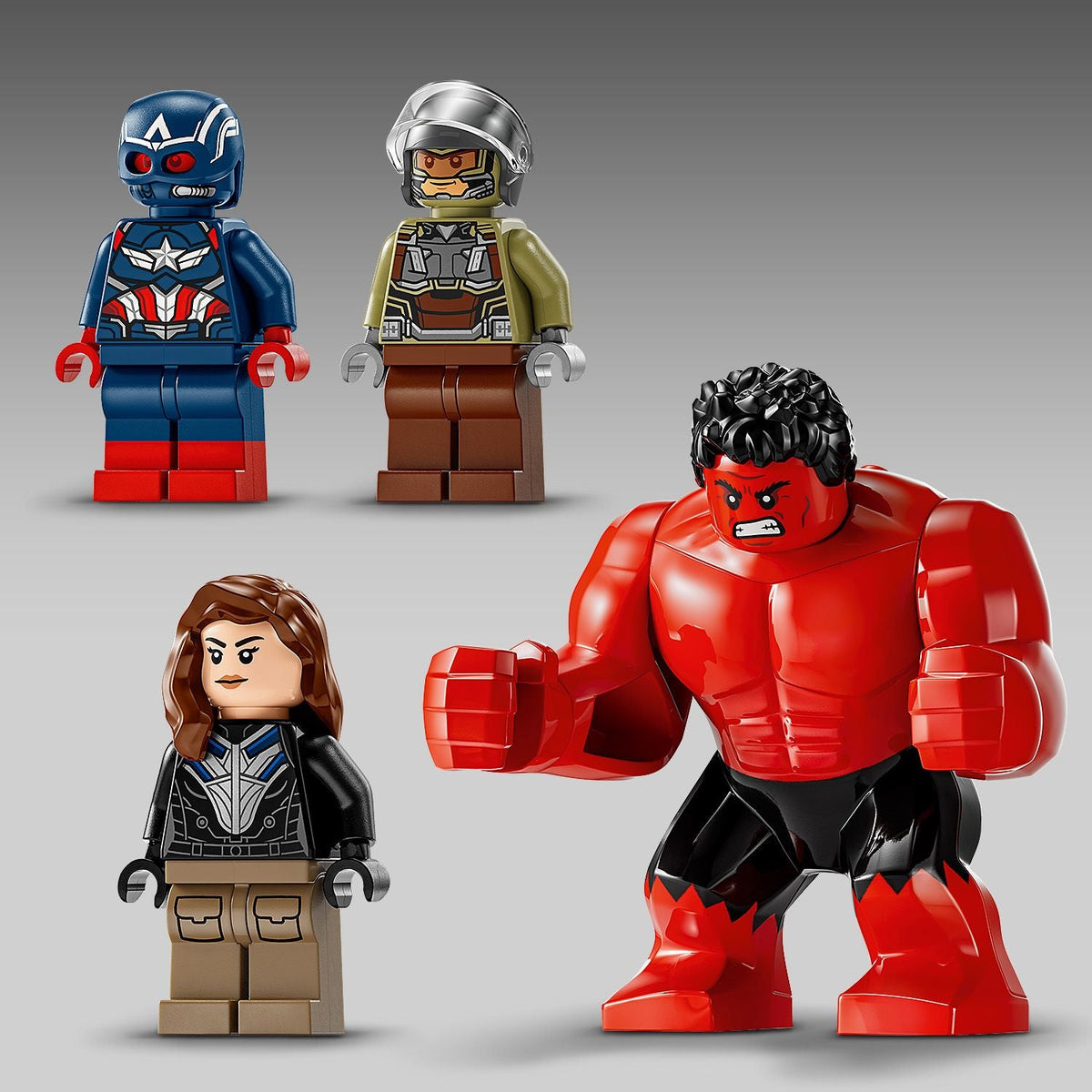 LEGO? Marvel Captain America vs. Red Hulk Battle