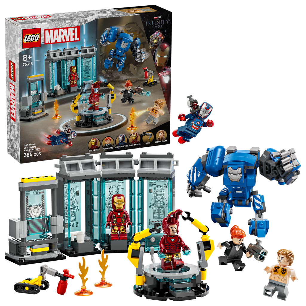 LEGO? ? Marvel Iron Man's Laboratory: Hall of Armour