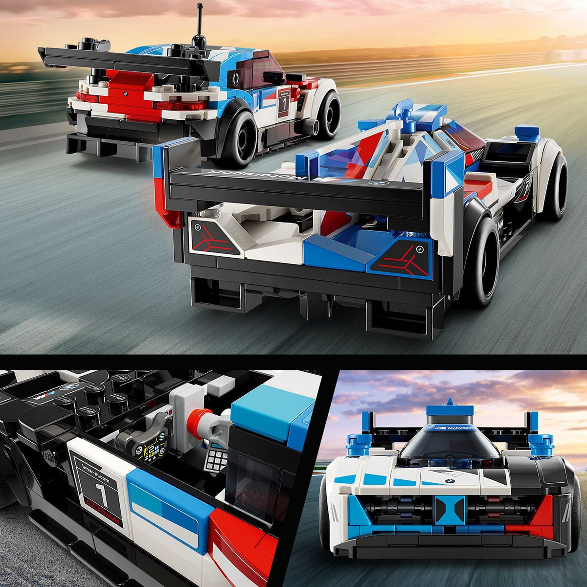 LEGO? Speed Champions BMW M4 GT3 & BMW M Hybrid V8 Race Cars