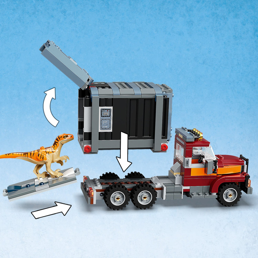 LEGO? Jurassic World T. rex & Atrociraptor Dinosaur Breakout