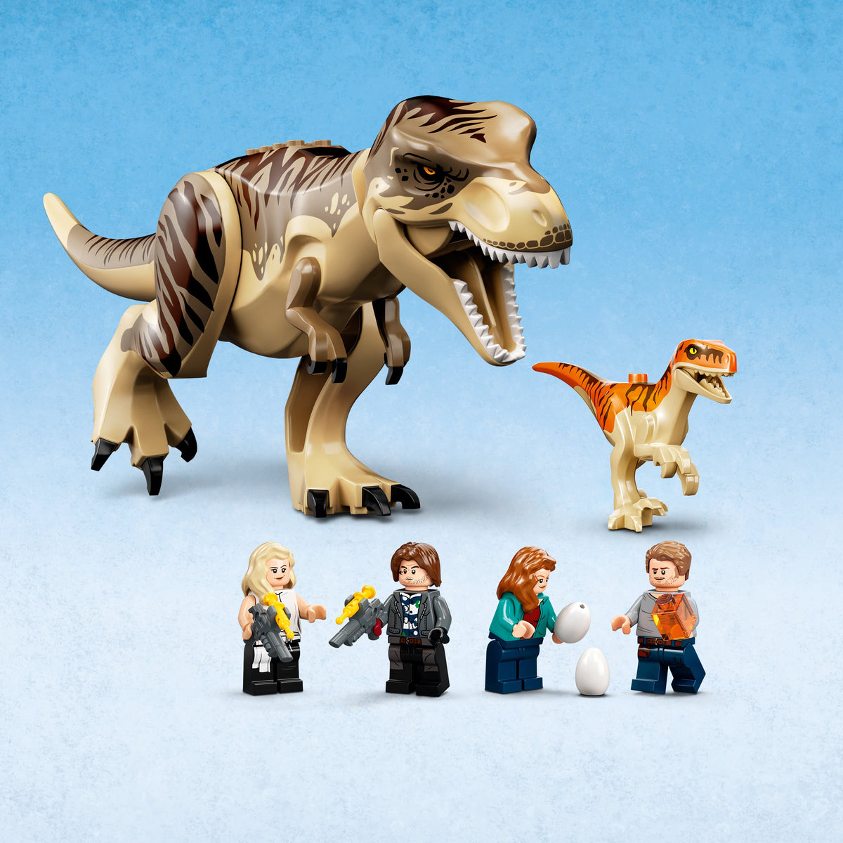 LEGO? Jurassic World T. rex & Atrociraptor Dinosaur Breakout