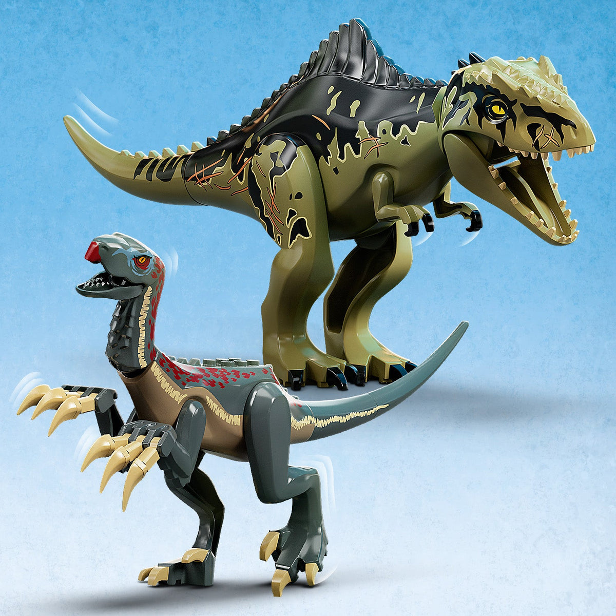 LEGO? Jurassic World Giganotosaurus and Therizinosaurus Attack