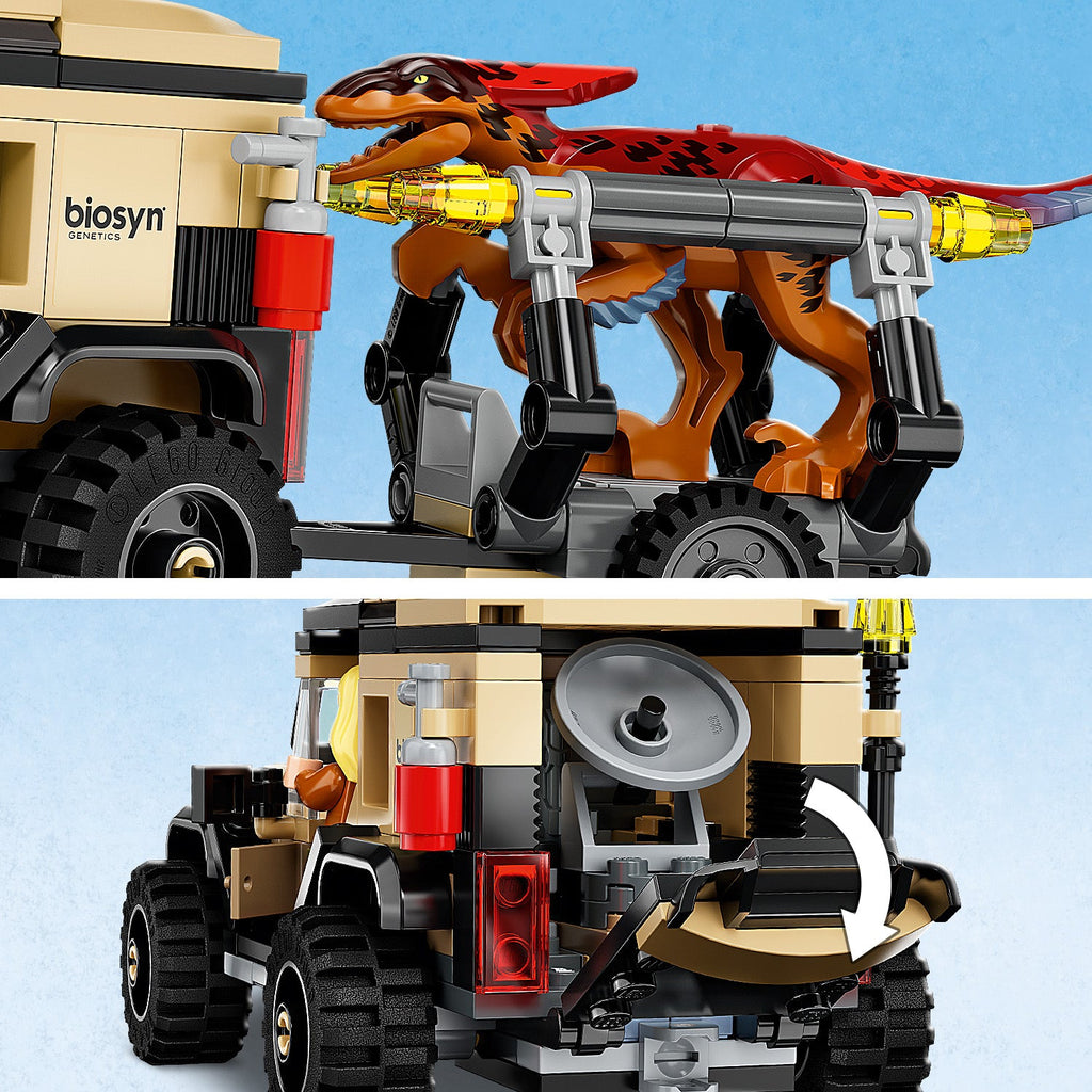 LEGO? Jurassic World Pyroraptor & Dilophosaurus Transport