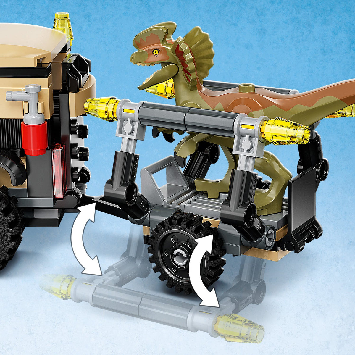 LEGO? Jurassic World Pyroraptor & Dilophosaurus Transport