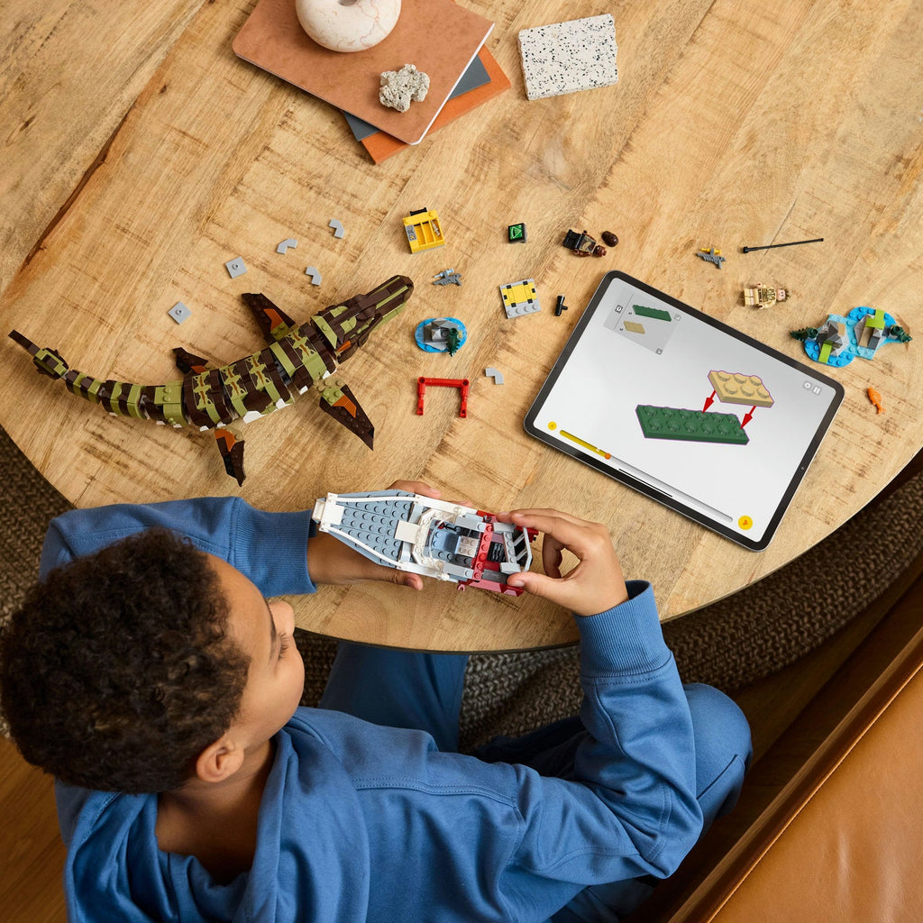 LEGO? Jurassic World Brick-Built Mosasaurus Boat Mission