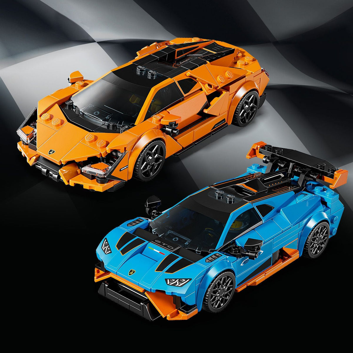 LEGO? Speed Champions Lamborghini Revuelto & Hurac¨¢n STO
