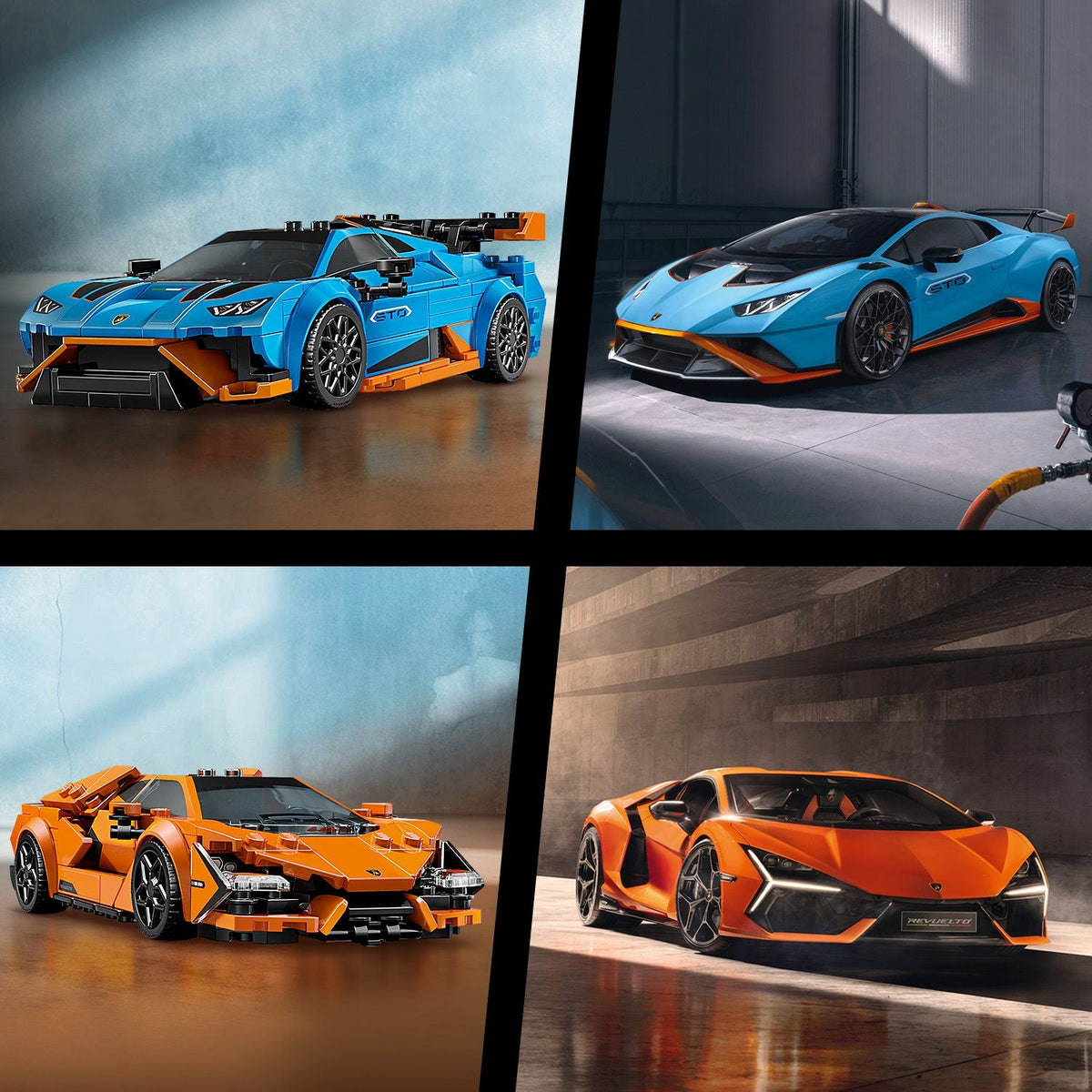 LEGO? Speed Champions Lamborghini Revuelto & Hurac¨¢n STO