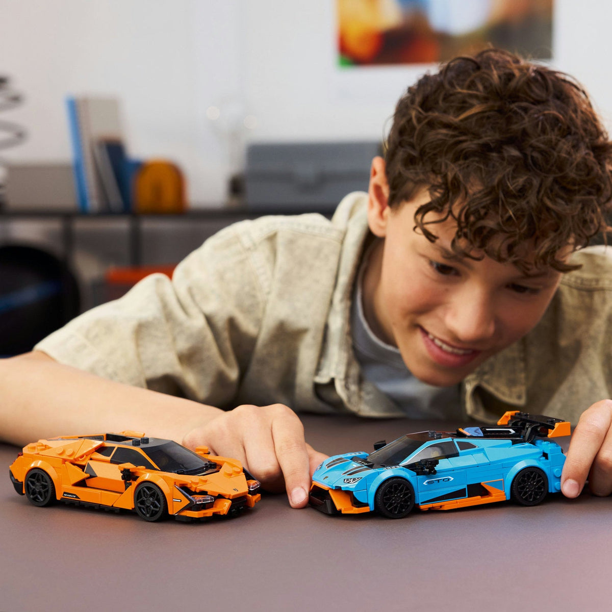 LEGO? Speed Champions Lamborghini Revuelto & Hurac¨¢n STO