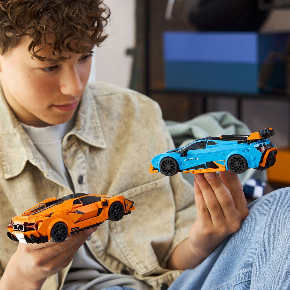 LEGO? Speed Champions Lamborghini Revuelto & Hurac¨¢n STO
