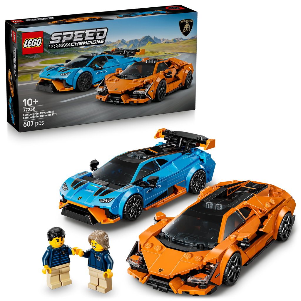 LEGO? Speed Champions Lamborghini Revuelto & Hurac¨¢n STO